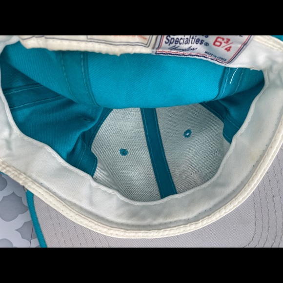 90’s Florida Marlins Wool Fitted (6 3/4) Vintage MLB Pro ball cap baseball - Picture 5 of 9